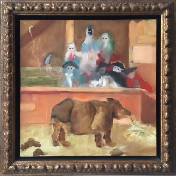 Judi Harvest painting - Longing For Longhi, 1998