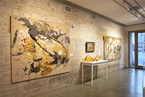 Cross-Pollination: Honeybees and Murano Glass, 2018, Coral Gables Museum, Florida