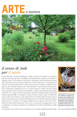 VILLEGIARDINI, ARTE e natura: American Artist Judi Harvest (pp. 102-107)