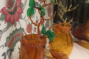 Honey Vases with Branches, 2019