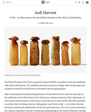 Wall Street International - Judi Harvest
6 Feb — 20 Mar 2020 at the David Krut Projects