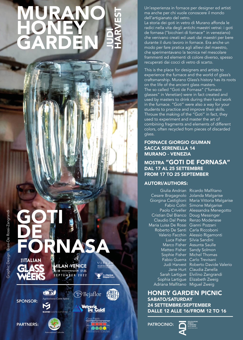 Goti De Fornassa plus Murano Honey Garden, 2022