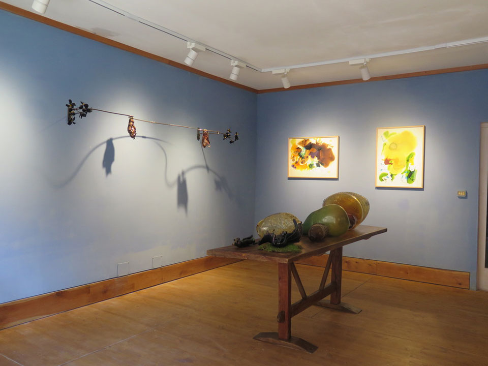 Installation view of HARVEST2021