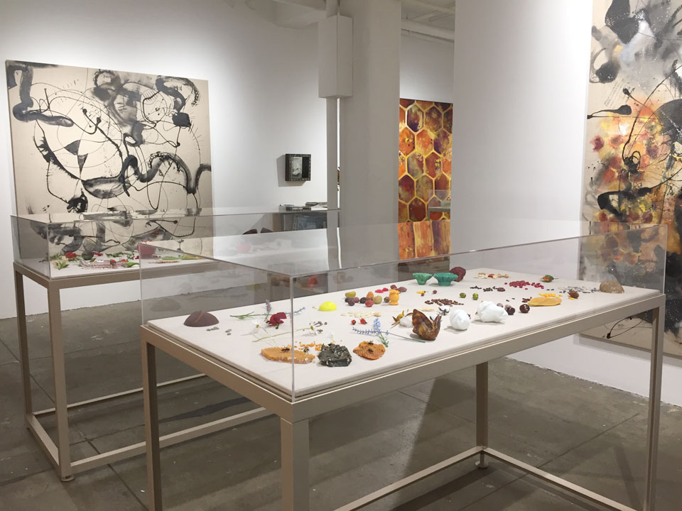 Installation view of Seeds