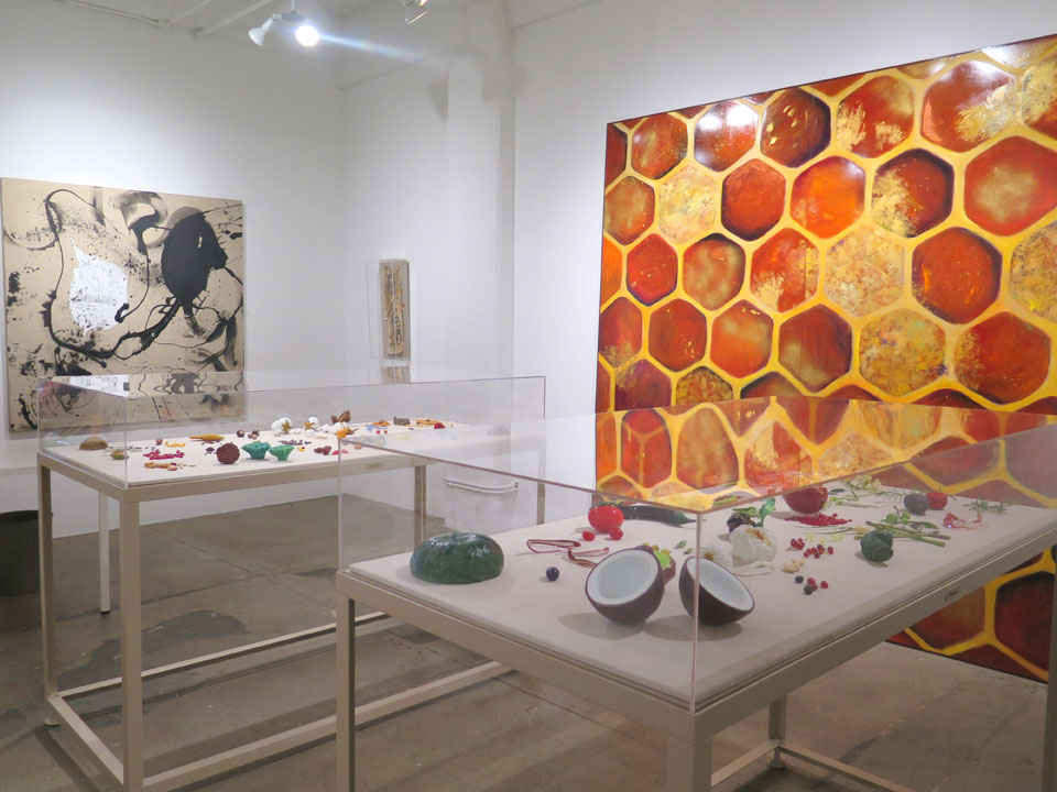 Installation view of Seeds