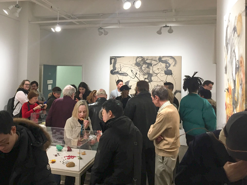 Installation view of Seeds