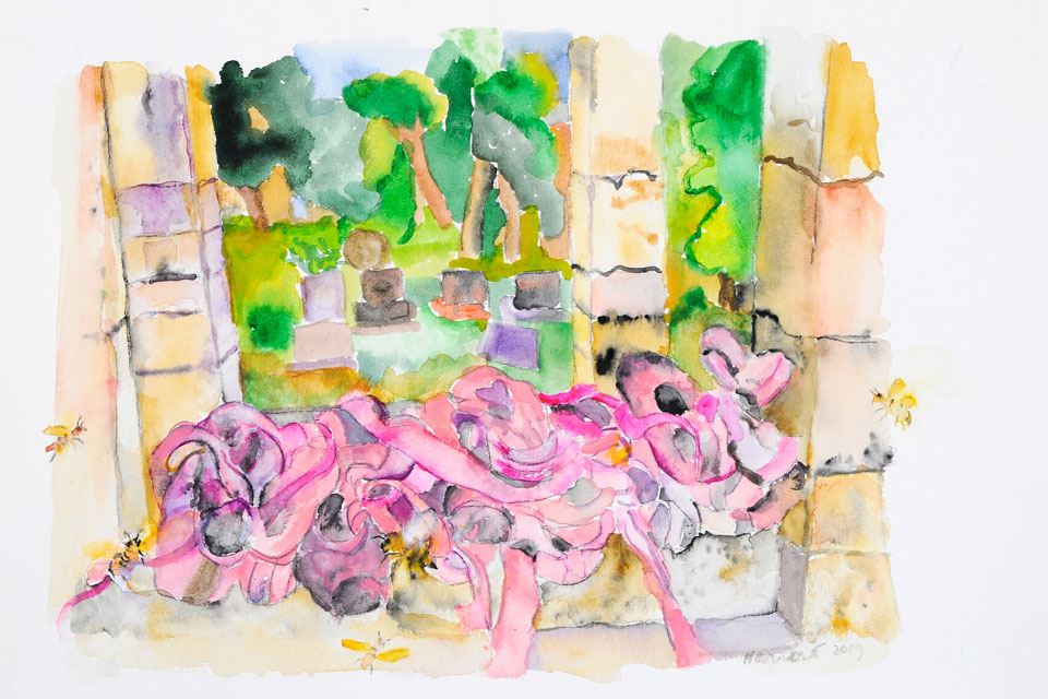 Watercolor on paper for 