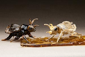 Drone & Worker Bee Baby on Honey, 2011